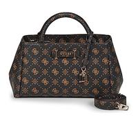 Sac à main femmes Guess CARRIE LOGO GRLFRND SATCHEL Marron Unique