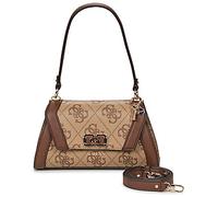 Sac a main femmes Guess KARNILLA LOGO FLAP SHLDR BAG Marron Unique