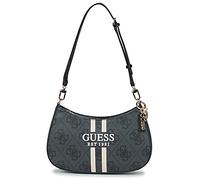 Sac a main femmes Guess NOELLE II TOP ZIP SHOULDER BAG Noir Unique