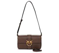 Sac a main femmes Pinko LOVE ONE CLASSIC SLOUCHY FL VITELLO MORBIDO Marron Unique