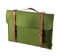Sac à main fin en feutre de laine pour ordinateur portable, étui pour Macbook Air.6 2020 Pro 15 16, Huawei Xiaomi Lenovo - For 15-15.4-16 pouces - Vert