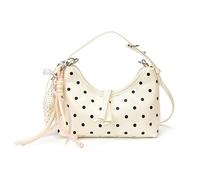 Sac à main fourre-tout en PU à pois pour femmes avec pendentif étoile