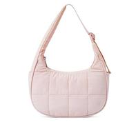 Sac à main fourre-tout matelassé pour femme, élégant et décontracté, sangle réglable, poche zippée, idéal pour un usage quotidien, le travail, les voyages, rose clair, 45*18*32*26 cm (17.71*7.08*12.59