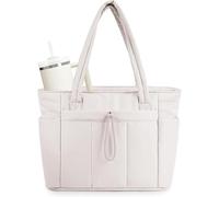 Sac à main fourre-tout simple pour femme, grande capacité, sac à bandoulière décontracté, plusieurs poches avec fermeture éclair, idéal pour un usage quotidien, le travail, les trajets et les voyages