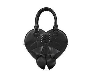 Sac à main Gothic de Banned Alternative - Glamorama Heart Shaped - pour Femme - noir Standard