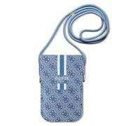 Sac à main Guess 4G Stripes bleu