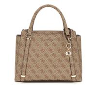 GUESS Eco Erica 2 Compartment Satchel Latte Logo