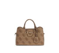 Sac à main - GUESS - Janie - Toile enduite - Motif logo latte - 31x20x10 cm