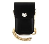 Pochette Téléphone Bandoulière Chaîne métallique Noir