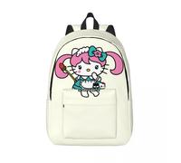 Sac à main Hello Kitty grande capacité à la fraise pour Garcon et fille, ideal pour un pique-nique le week-end Noir