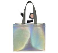 Sac à main holographique holographique | Sacs à provisions non tissés d'épicerie | Sac fourre-tout avec poignées | Sacs de brillants réutilisables imperméables, multicolore, middle