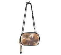 Sac à main imperméable marron rétro motif étoiles pour homme avec fentes pour cartes de crédit Petit sac à main Take a walk bolso impermeable para mujer