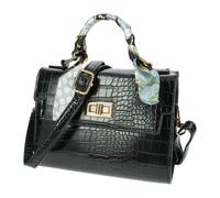 Sac à main Imprimé Crocodile Chic Élégant L'éxotique Gallantry Noir Noir