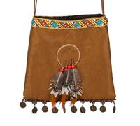 Boland Sac à main 44144 Indienne – sac à bandoulière 21 cm Marron, Déguisement Carnaval