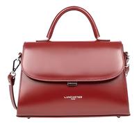 LANCASTER | Suave Even - Sac à Main Refente de Cuir de Vachette Lisse Carmin