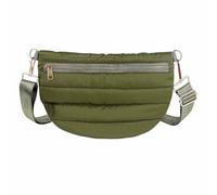 Sac à main léger et élégant pour femme, sac à bandoulière de couleur unie, sac à bandoulière polyvalent bouffant, bretelles réglables, idées pour le travail, les trajets et les voyages, Vert, 30.5*1.5