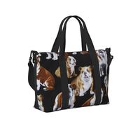 Sac à main léger et pliable avec imprimé bouledogues anglais pour w nd, vacances, avion