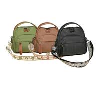 Sac à main léger pour femme | Sac tendance, nylon, doublure haute densité, multi-poches, bandoulière réglable, grande capacité, léger et confortable, Vert, Refer to description, Unisexe