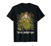 Sac à Main Local Swamp avec Motif d'halloween en Forme de sorcière drôle T-Shirt