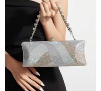 Sac à main long et brillant avec sequins, éblouissant et charmant, élégant et raffiné, décoré de strass. Un sac cabas captivant convenant aux jeunes filles, dames et femmes. Le choix parfait pour les 