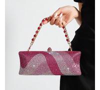 Sac à main long orné de sequins, étincelant et charmant, élégant et raffiné, décoré de strass. Un sac cabas captivant convenant aux jeunes filles et dames pour les fêtes. Le choix parfait pour assiste