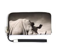 Sac à main long tendance de grande capacité avec imprimé animal d'Afrique du Sud - Design interne multi-compartiments - Répond à vos différents besoins de voyage