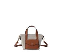 Petit Sac cabas femme Mac Alyster Miss Boheme Lin Marron TU