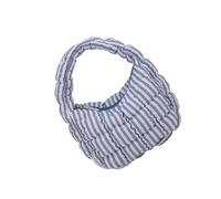 Sac à main matelassé en nylon léger et tendance avec fermeture éclair sur le dessus pour un usage quotidien, gris, One Size