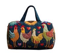 Sac à Main Matelassé pour les Femmes,Sac De Week-end Léger Avec Motif Animal | Tote Bag en Matelassé | Pour Le Bureau, Le Travail, Les Voyages, L'École, Le Collège, L'Hôpital, Les Enseignants Et Les