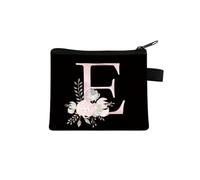Sac à main mignon et portable à fermeture éclair pour clés - En toile fraîche - Avec fermeture éclair - Pour enfants, E, Taille unique