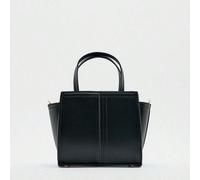 Sac à main mini tote et bandoulière noir 2024 nouveau, décontracté, citadin, chic et pour femmes Multicolore,CarreauPolyuréthane