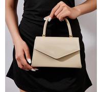 Sac à main miroir de couleur unie , élégant sac d'affaires pour dames, convient aux filles de fête, étudiantes, mariées. Peut être assorti avec des robes de fête, robes de mariée, robes de soirée, jup