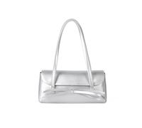 Sac à main moderne en polyuréthane résistant à l'usure - Multifonctionnel - Pour le travail, les voyages et l'utilisation quotidienne - Style coréen, Argenté., One Size