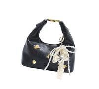 Sac à main moderne français esthétique pour femme PU sac à bandoulière et sac à bandoulière pour des styles sans effort et sac à bandoulière tendance et élégant, Noir , One Size