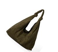 Sac à main moderne style coréen spacieux sac à bandoulière en daim avec imprimé animal détails fonctionnels sous les aisselles sac à main pour femme sac de travail, Vert, One Size