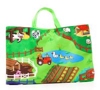 Sac Ã main Molto Farm animals Vert 40x27x8 cm