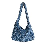 Sac à main multifonctionnel - Sac à bandoulière - Grande capacité - Sac à main sous les bras - Convient pour diverses occasions - Sac à main décontracté, bleu, One Size