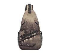 Sac À Main Mumbai, La Ville Des Rêves Porté Épaule Travers Léger Crossbody Bag Anti-Vol Sac À Poitrine Pour Randonnée Plein Air Cyclisme