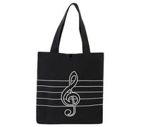 Sac à main Musique High Note Sac à main réutilisable Sac à provisions, Sac à main Musique, Sac à main en coton épais Parfait pour le shopping, le stockage, l'ordinateur portable