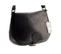 Sac à main OLIVIA - Cuir noir - Bandoulière - Femme
