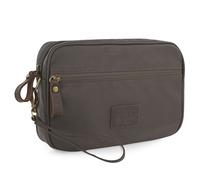 Sac À Main. Organisateur, Pour Gentleman. Poignée. Toile Et Cuir. Confortable, Résistant Et Léger. Qualité, Mode Et Style Élégant 307885 Marron