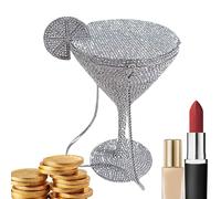 Sac à Main Pailleté - Modèle Coupe Cocktail pour Bal de Finissants,Sac À Main Élégant Pour Occasions Spéciales Soirées Dansantes Dîners Amatrices De Mode, C, Se référer à la description