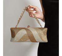 Sac à main pailleté scintillant et charmant, élégant et raffiné, décoré de strass. Un sac à main captivant convenant aux jeunes filles, dames et femmes. Le choix parfait pour les fêtes, mariages, gala