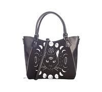 Sac à Main par Banned Pentacle Coven Chat Sphynx Phases de Lune Occulte Sorcellerie Goth