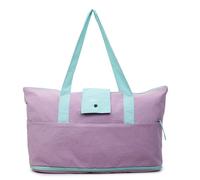 Sac à main pliable Oxford pratique imperméable grande capacité pour salle de sport, voyage, équipement de sport, sac à main léger et résistant à l'eau, violet, Beauté de masse