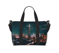 Sac à main polyvalent à imprimé paysage de Taipei avec drapeau de l'Italie, sac de voyage à bandoulière pour tous vos besoins