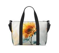 Sac à main polyvalent à imprimé tournesol aquarelle avec drapeau italien pour tous vos besoins
