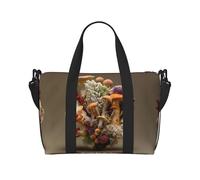 Sac à main polyvalent avec imprimé champignons comestibles et drapeau italien pour tous vos besoins