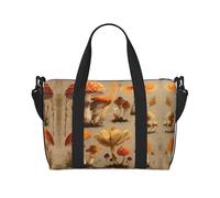 Sac à main polyvalent avec imprimé champignons comestibles et drapeau italien pour tous vos besoins