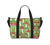 Sac à main polyvalent avec imprimé champignons de dessin animé, drapeau italien, sac de voyage à bandoulière pour tous vos besoins